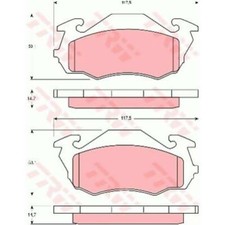 Plaquette de frein Subaru LIBERO