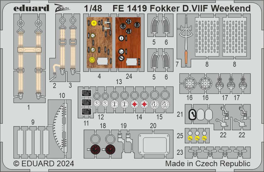 Eduard FE1419 1:48 Fokker D.VIIF Weekend