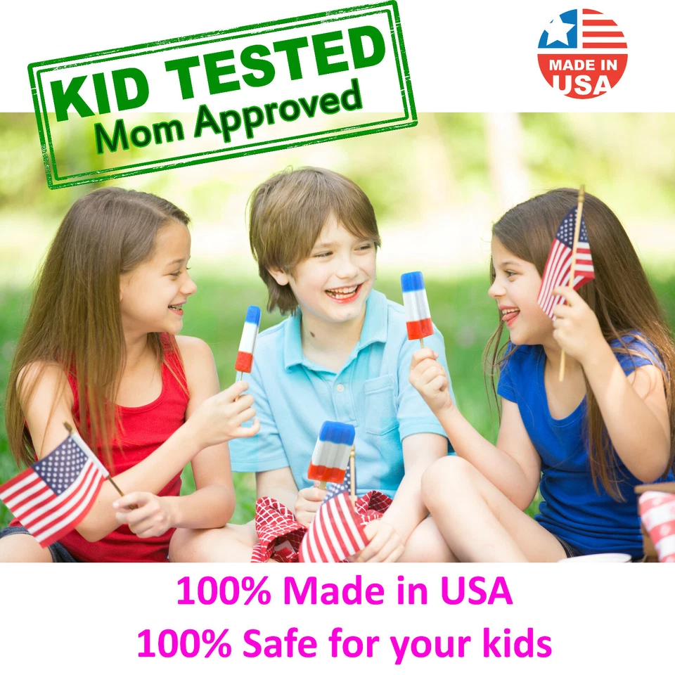 Kit para hacer moldes de helado congelado, ¡sin BPA! Paletas Fruit Bar Ice Pop Lolly EE. UU. Foto 4 de 4