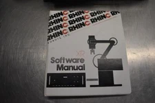 Rhino Robots Inc XR Series Software Manual Binder Mark Robotalk