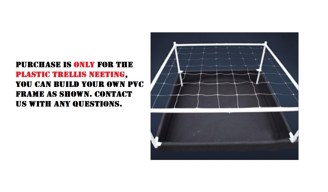 Rete A Traliccio In Spago Di Iuta Da 6,6 X 9,8 Piedi, Quadrati Da - Foto 7