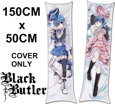 Black Bulter Ciel Phantomhive peach skin Body Pillow Cover Cases, 150cm x 50cm