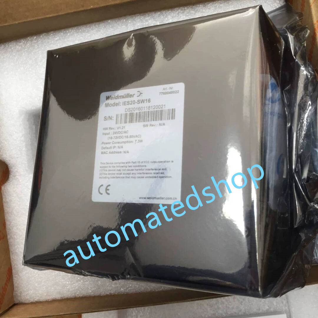 7760048022 IES20-SW16 Weidmüller IES20 Unmanaged Switch Fast shipping