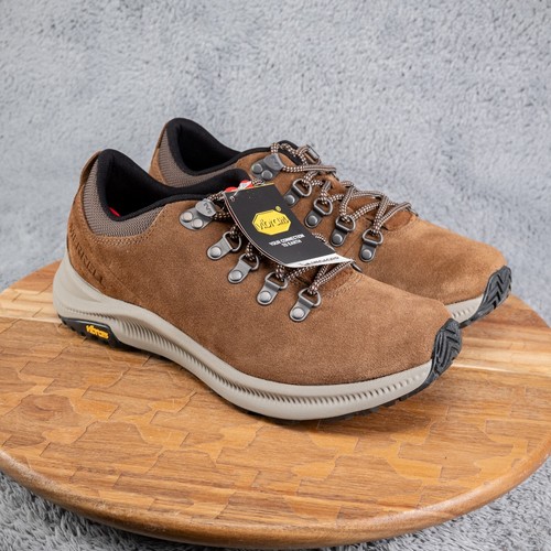Merrell Ontario Suede Hiking Shoes Boots Earth NWT Mens Size 8