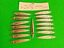 3/4 oz weight  15  -  Minnow Lead  Metal Fishing Jigging Casting Spoon Lures 