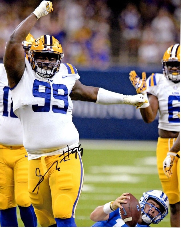 Greg Gilmore LSU Tigers hand signed autographed 8x10 football photo 