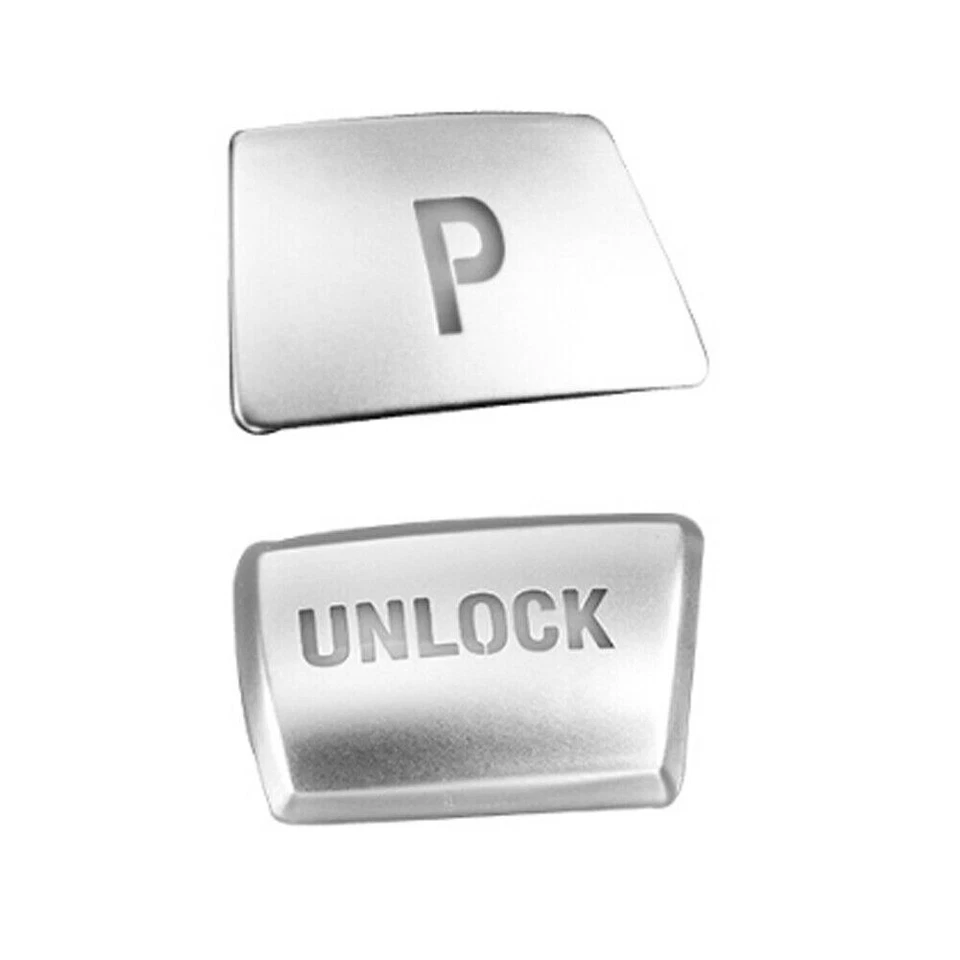 Perilla de cambio de marchas P botón DESBLOQUEO cubierta embellecedor para BMW 1 2 3 4 5 7 X3 X5 X6 F10 F07 Foto 3 de 4