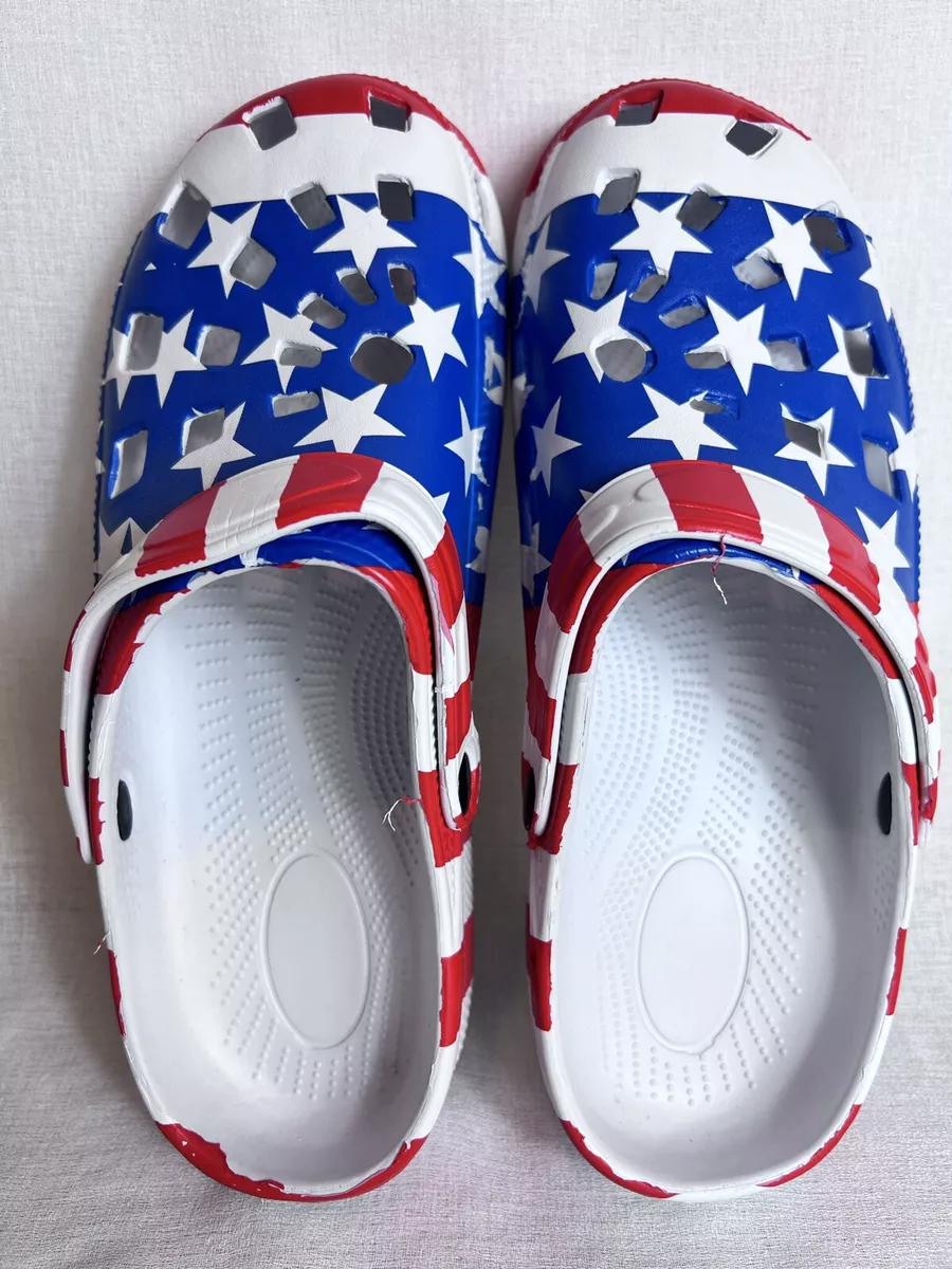 American flag crocs sale
