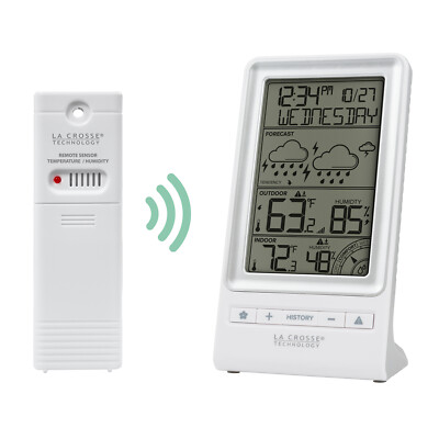 308-1415FCT La Crosse Technology Wireless Forecast Weather Station TX141TH-BV3