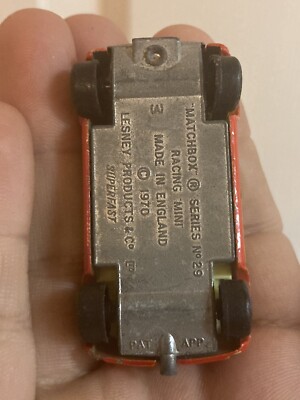 Matchbox Superfast 1970 Orange Red Racing Mini No 29 | eBay