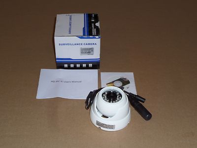 PRO-MI132DV3/2W Color Infrared CCTV Dome Camera IP Network  Weatherproof 