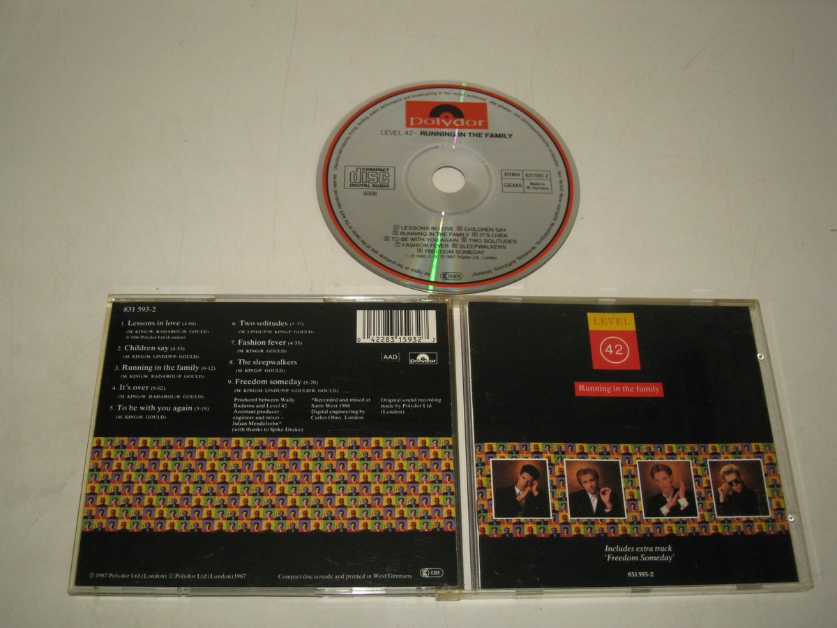 Level 42/Running IN The Family (Polydor / 831 593-2) CD | eBay
