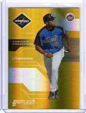 Ambiorix Concepcion 2005 Leaf Limited Gold Spotlight RC Rookie Mets #177 02/25