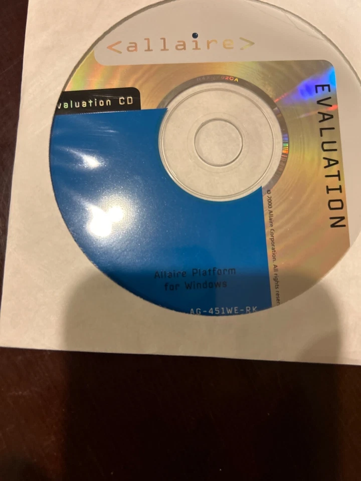 NUEVO servidor Allaire ColdFusion, estudio, Spectra, JRun, CD de evaluación Foto 4 de 4