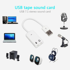 Sienoc USB 2.0 Virtual 7.1 Channel Xear 3D External USB Sound Card Audio Adapter