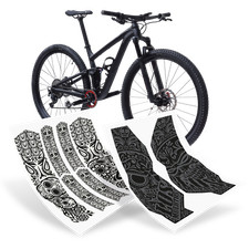 Riesel Design Fahrrad Schutzfolie Aufkleber Rahmenschutz Set Gabel & Hinterbau