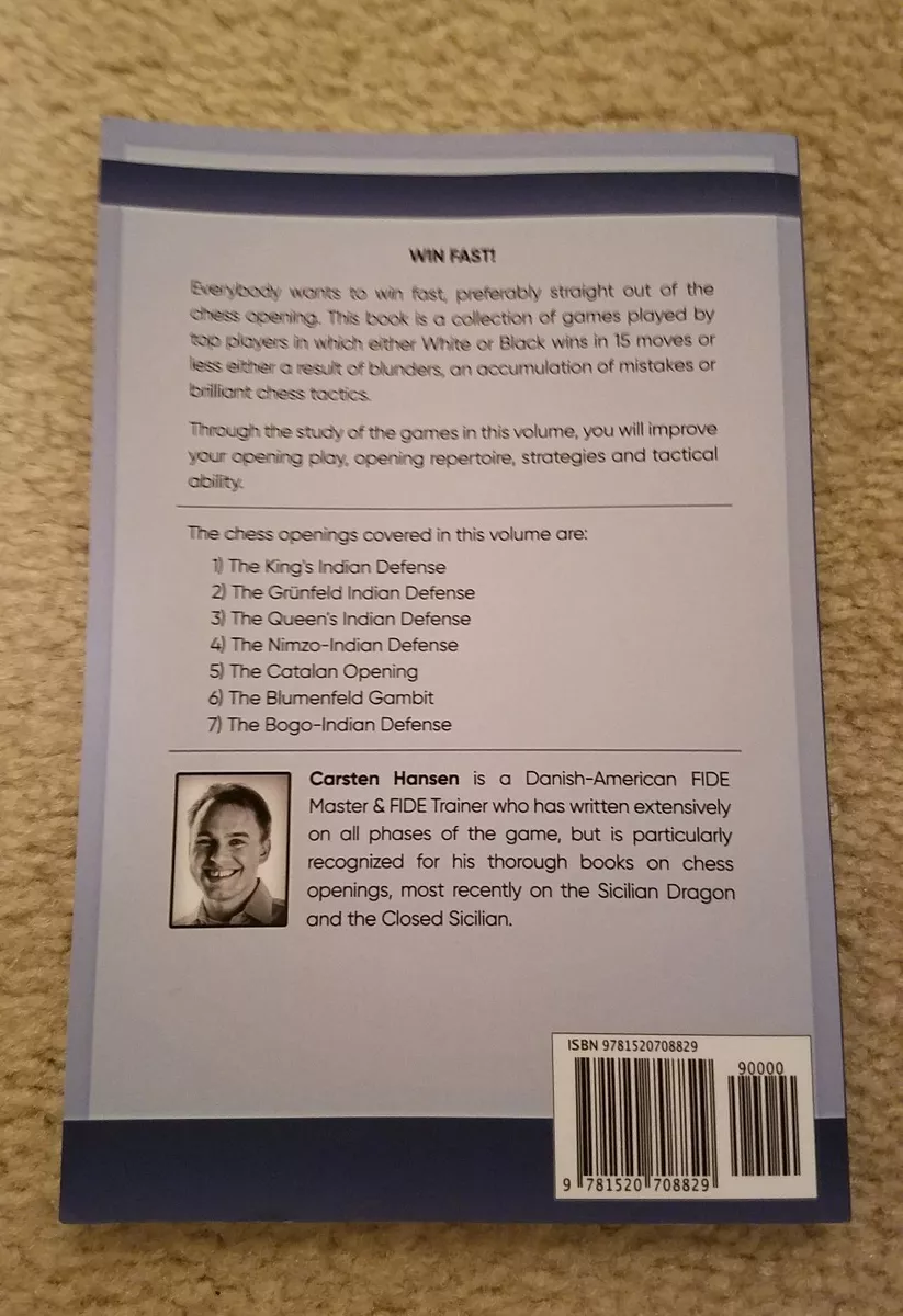 Catastrophes and Tactics In The Chess Opening - Volume 1 - Indian Defenses