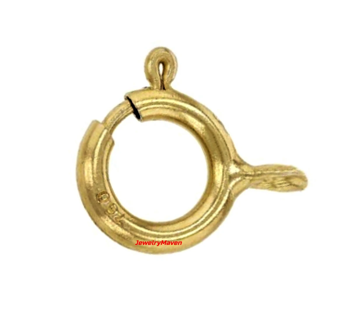 Gold spring ring clasp sale