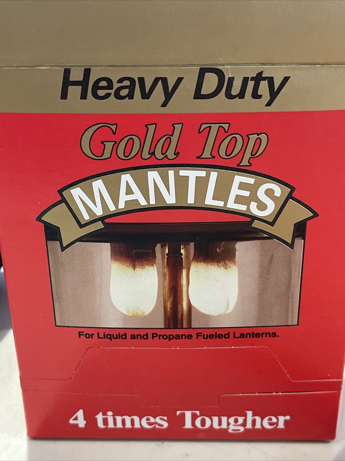VTG Coleman Gold Top Heavy Duty Mantles Sealed 21A309G 4 Pkgs 8 Total