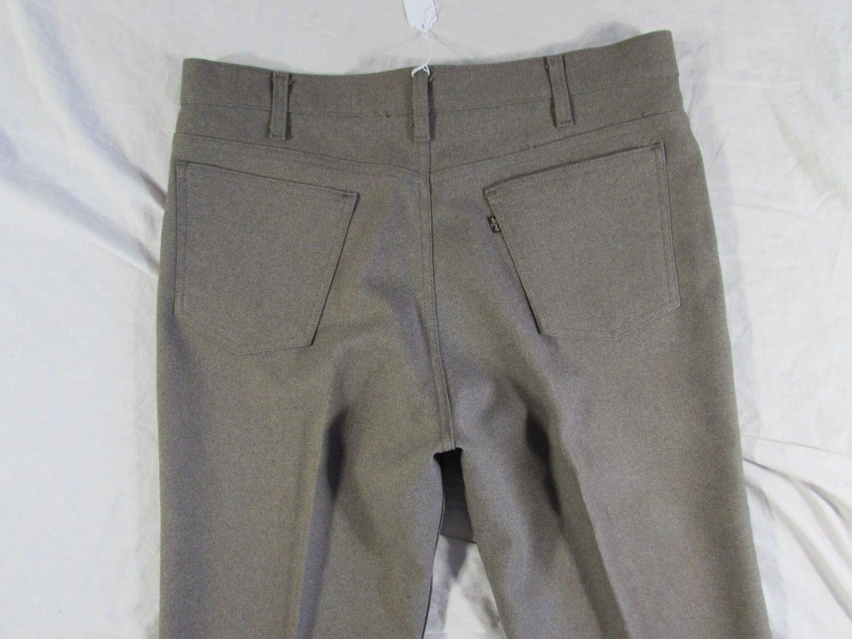 Levi's STA-PREST slacks 90s 36×31 517 Levi's Sta-Prest Vintage 90s Black Tab Beige Center Creased