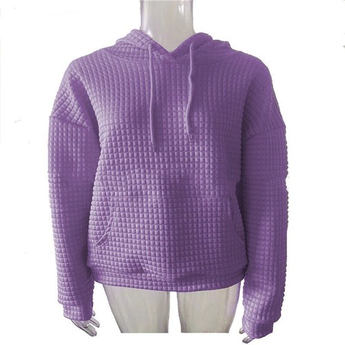 Mujeres Sudaderas con capucha Manga Larga Sudaderas con capucha Damas Deporte Térmico Cordón Top - Imagen 15 de 20