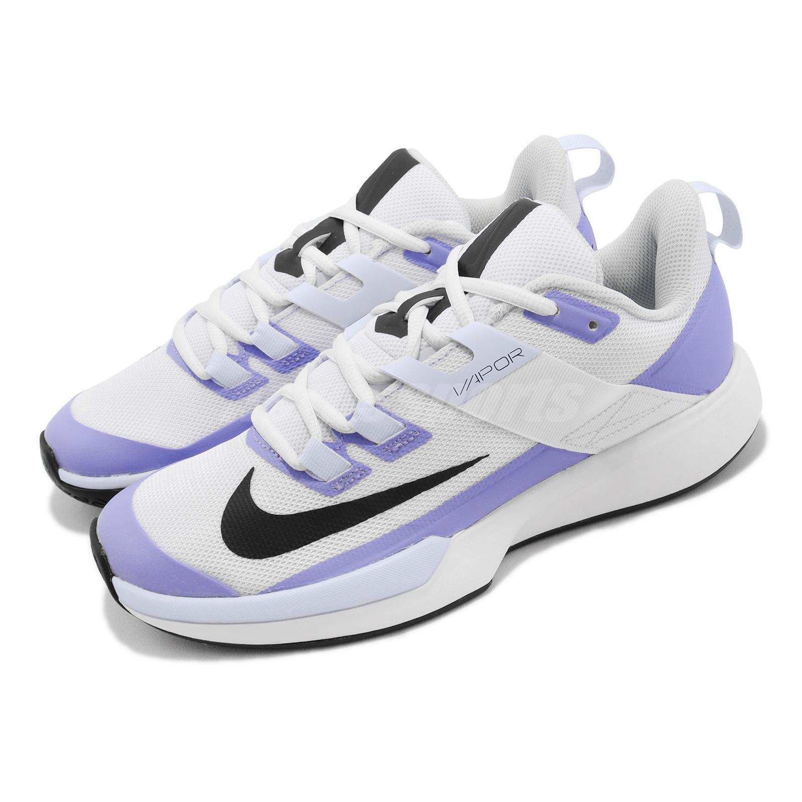 nike women's vapor lite tennis shoes white and metallic silver