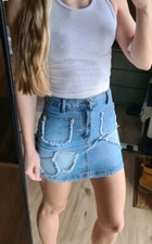 Jeans Mini Rock Patches