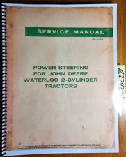 John Deere  Power Steering for Waterloo 2 Cyl Tractor Service Manual SM-2050 '62