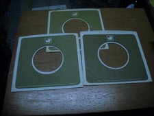 45 RPM COMPANY SLEEVES. ORIGINAL LOT OF 3 WARNER BROTHERS / SEVEN ARTS.