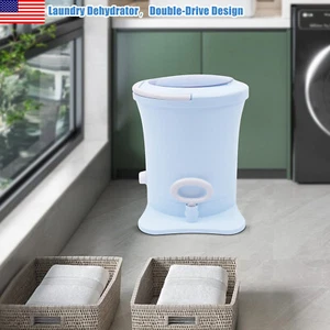 Mini Séchoir Portable Compact Vêtements Séchoir à Spin Manuel Maison Lave-linge Séchoir Bleu