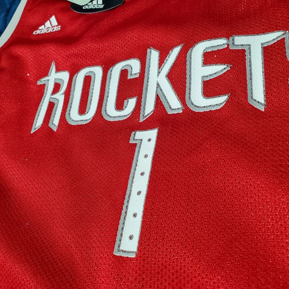 Camiseta Tracy McGrady Houston Rockets Nba4her Adidas Brillo NUEVA CON ETIQUETAS Foto 4 de 4