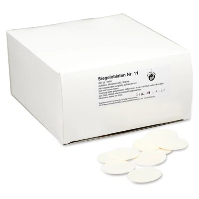 OLSHOP AG Siegeloblaten Ø 40 mm Pack á 1000 Stück Siegeloblaten Postverschlussband Oblaten