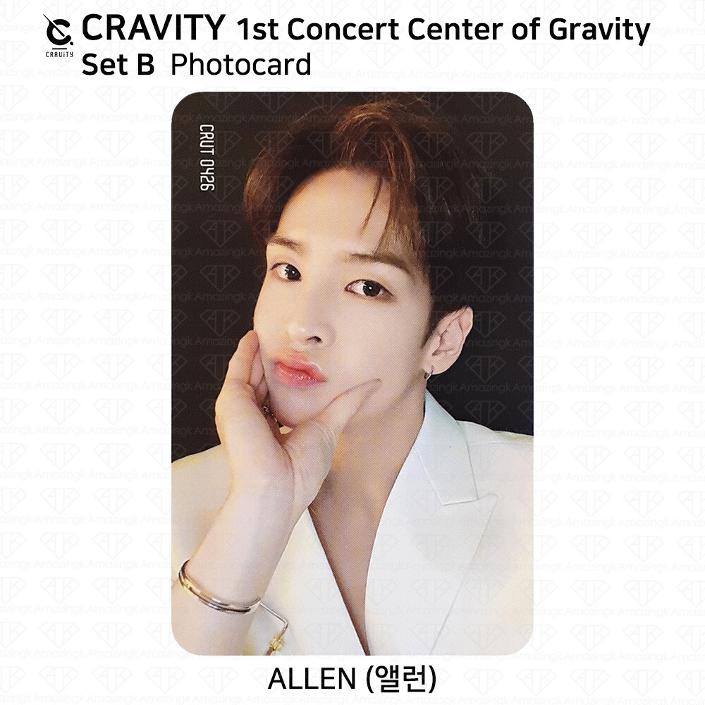 Cravity The 1st Concert Center of Gravity Official MD Photocard
