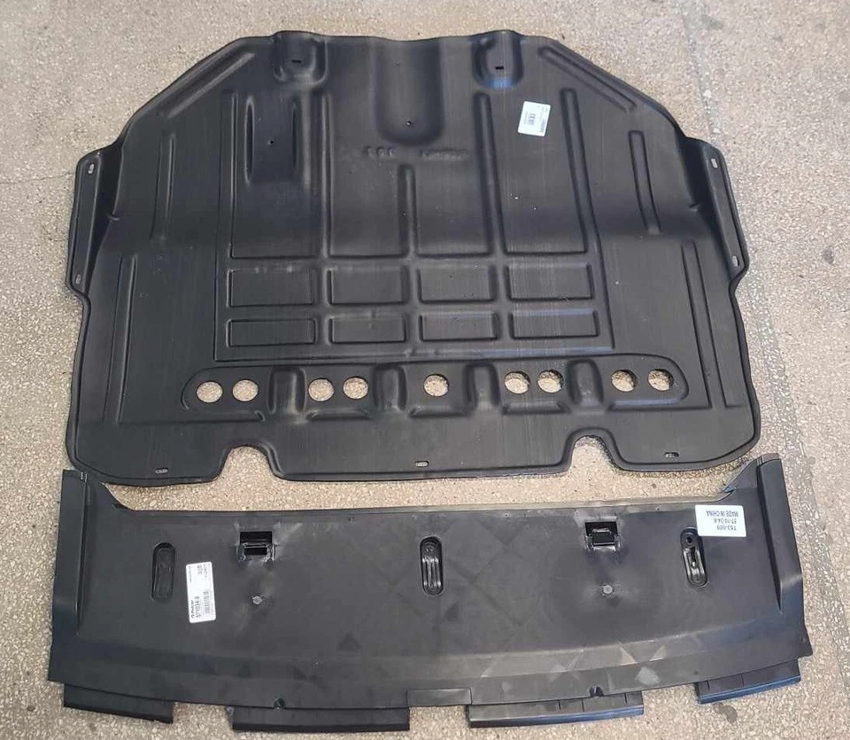 POUR Peugeot 307 2001-2005 PROTECTION SOUS MOTEUR pare-chocs NEUF SET PLAQUE NEU - Photo 2/4