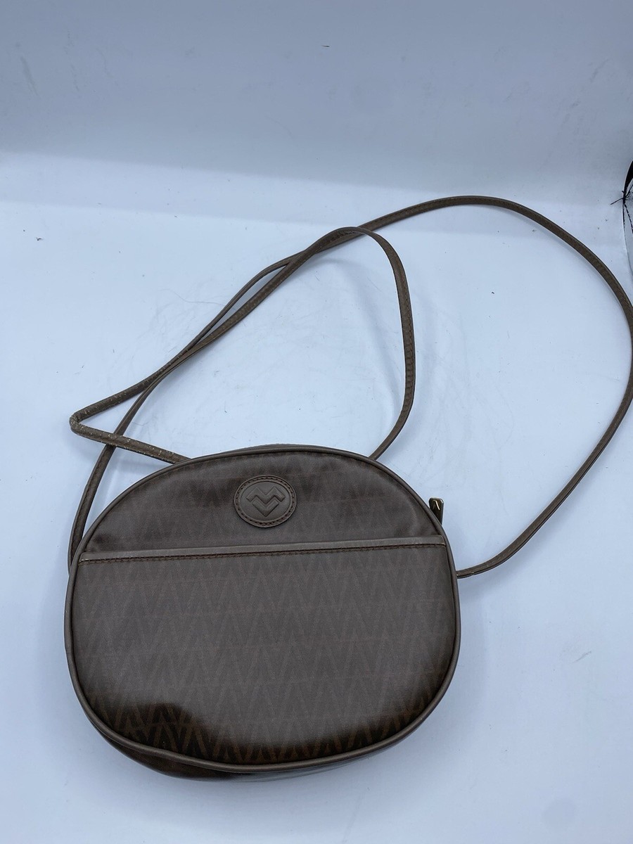 90s MARIO VALENTINO Vintage Shoulder Bag Brown Women's Used From
