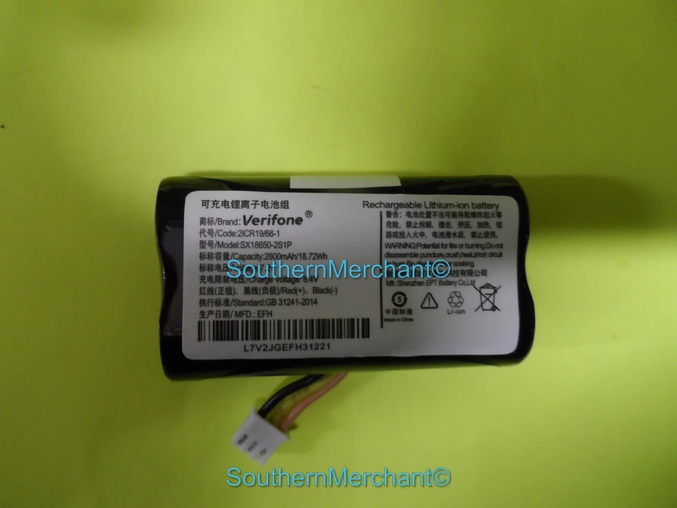 SX18650-1S2P Battery X990 X970 T650p A910 A930 A8 E35 E350 E550 Terminals - Image 3 of 3