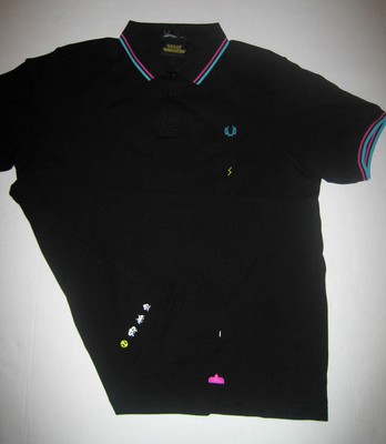 SPACE INVADERS POLO Fred Perry PIQUE T 