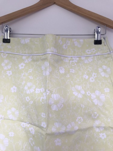 Mexx Womens Yellow Floral Print Pre-Owned Skirt Size 10 - Picture 4 of 9