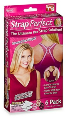 Strap Perfect Ultimate Lift Max Cleavage Control, Conceal Bra Straps, Pack of 6