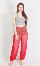 Haremshose Damen Herren Hippie Goa Yoga Festival Freizeit Aladin Pumphose Boho