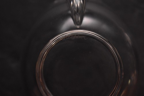Vintage Signed Steuben Crystal Creamer & Sugar Pitcher Bowl Snail Scroll Set - Picture 8 of 9