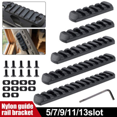 Hunting M-Lock Rail Section Picatinny Weaver Rail Section 5/7/9/11/13 Slots DE