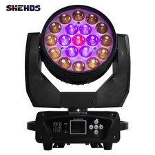 19X15W LED Zoom Moving Head Lighting RGBW Beam Wash DJ Disco Party Stage Light