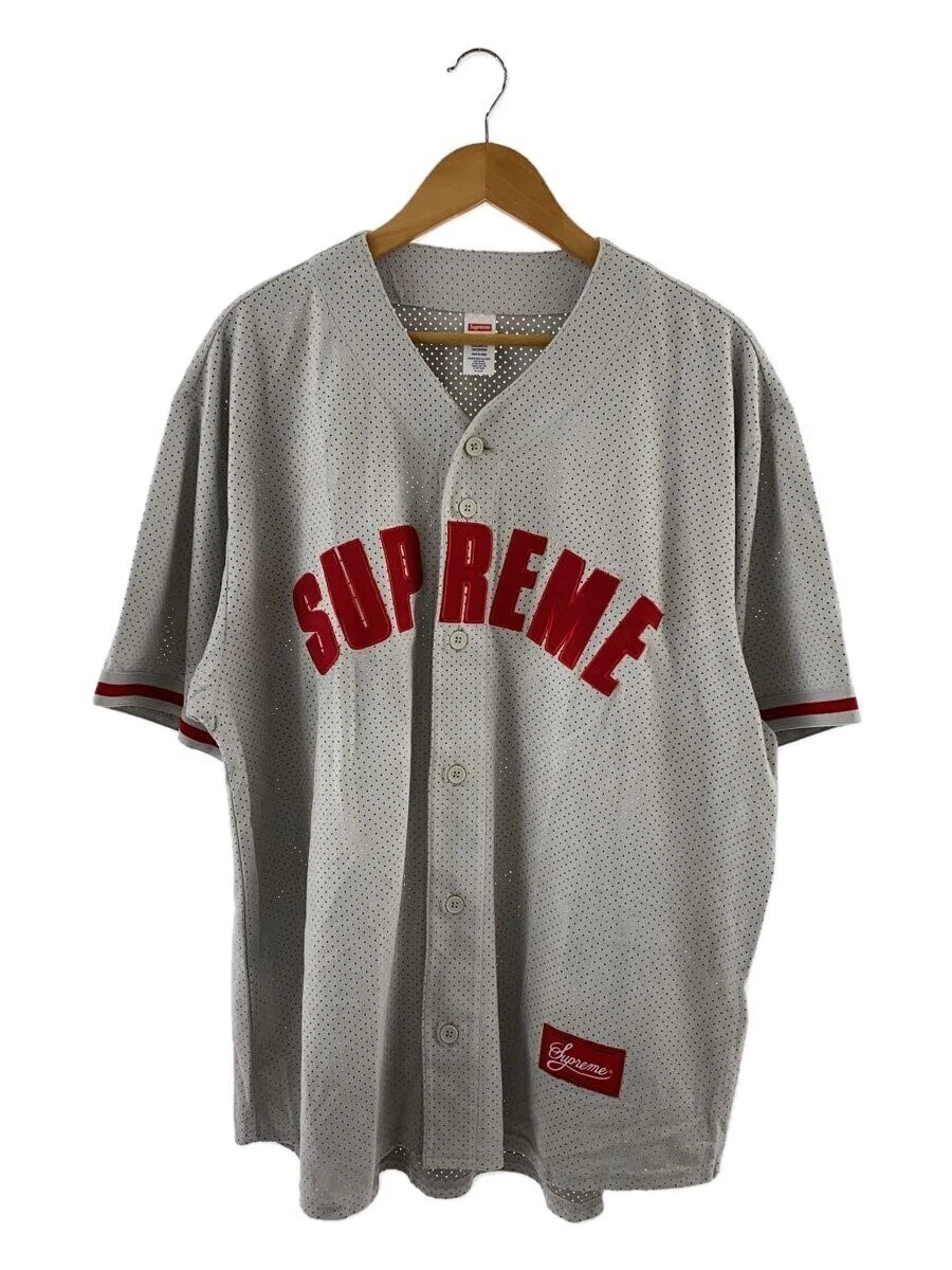 Chemise Supreme manches courtes/XL/polyester/gris