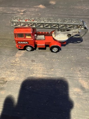 Mini-Gama Faun LKW mit Drehleiter Nr. 9291 made in Western Germany