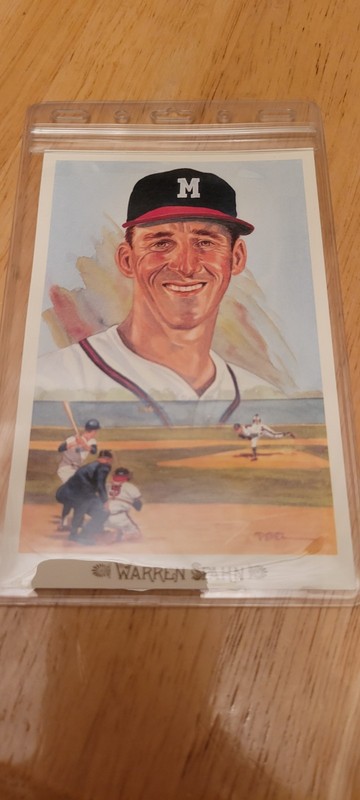 1989 Perez-Steele Celebration PC #39 Warren Spahn 04447/10000