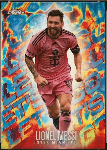 2023 Topps Finest MLS Lionel Messi Signed #1 PSA GEM MT 10 Auto