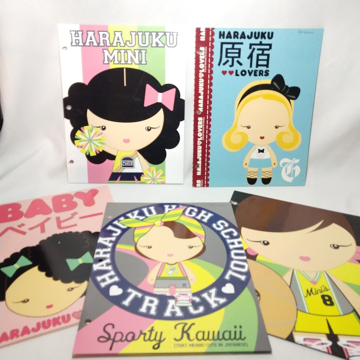 HARAJUKU MINI folders 2012 Target exclusive 2010 Kawaii Gwen