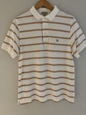 Burberry London Slim Fit Pique Polo Shirt Size XL Preppy Varsity Old Money