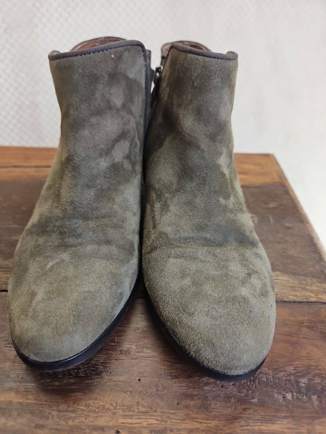 Sam Edelman Petty Women's Tan Putty Suede Ankle Bootie Size 6